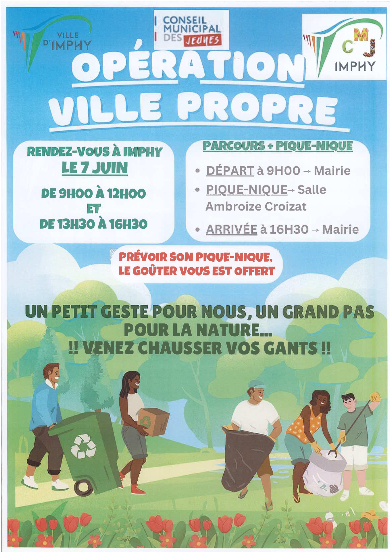 affiche ville propre