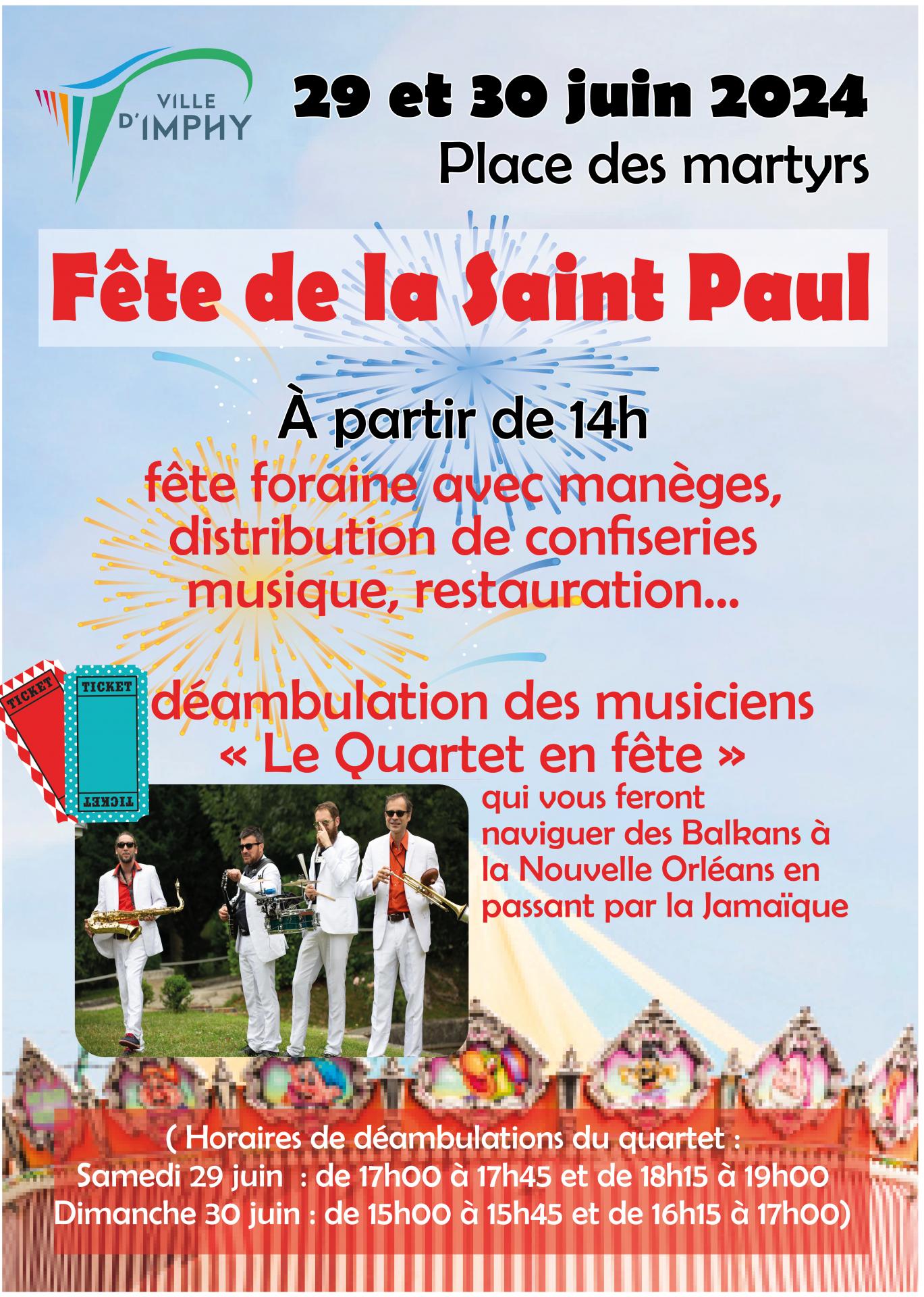 Affiche Saint Paul 2024