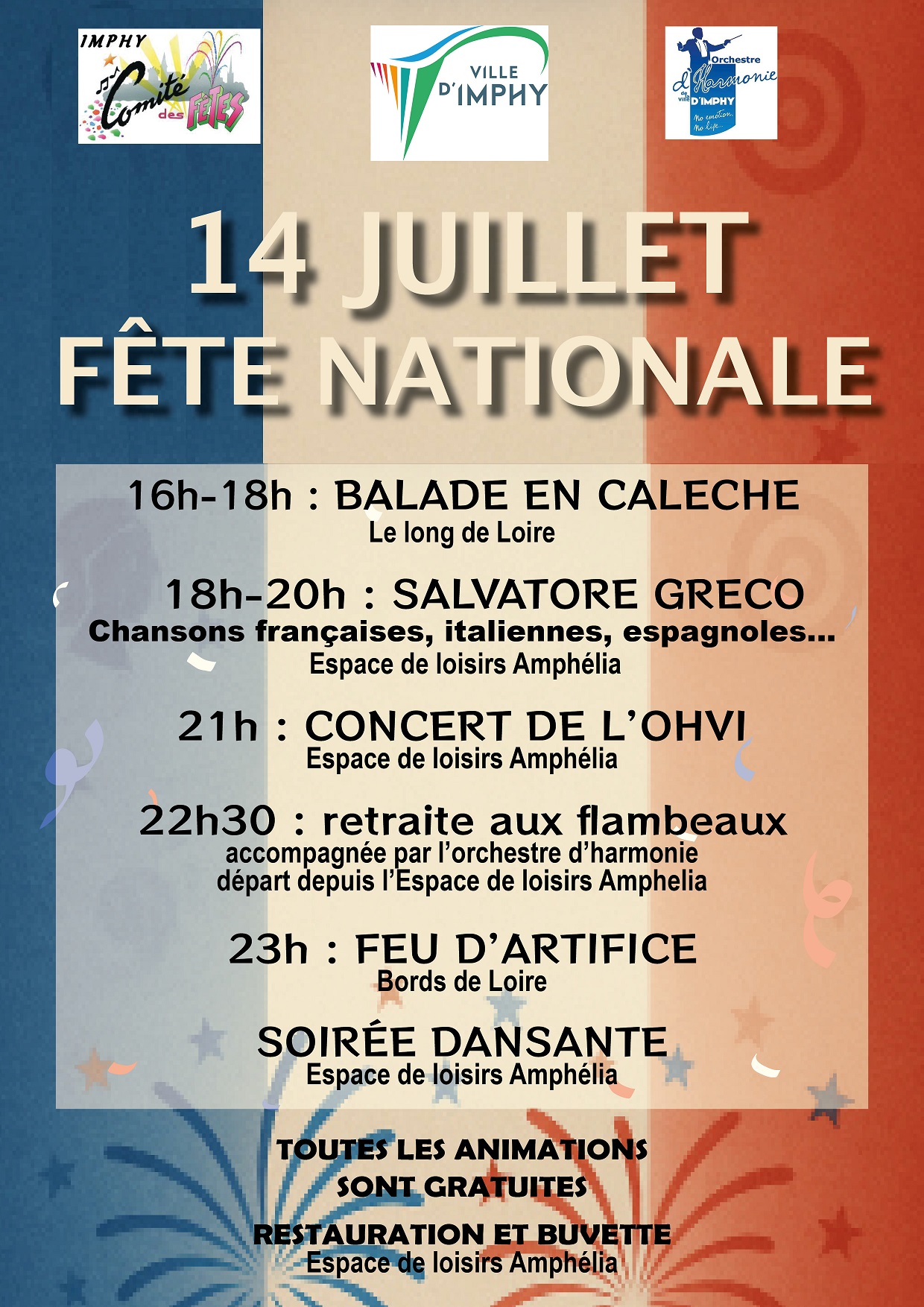 Affiche fete nationale 2025