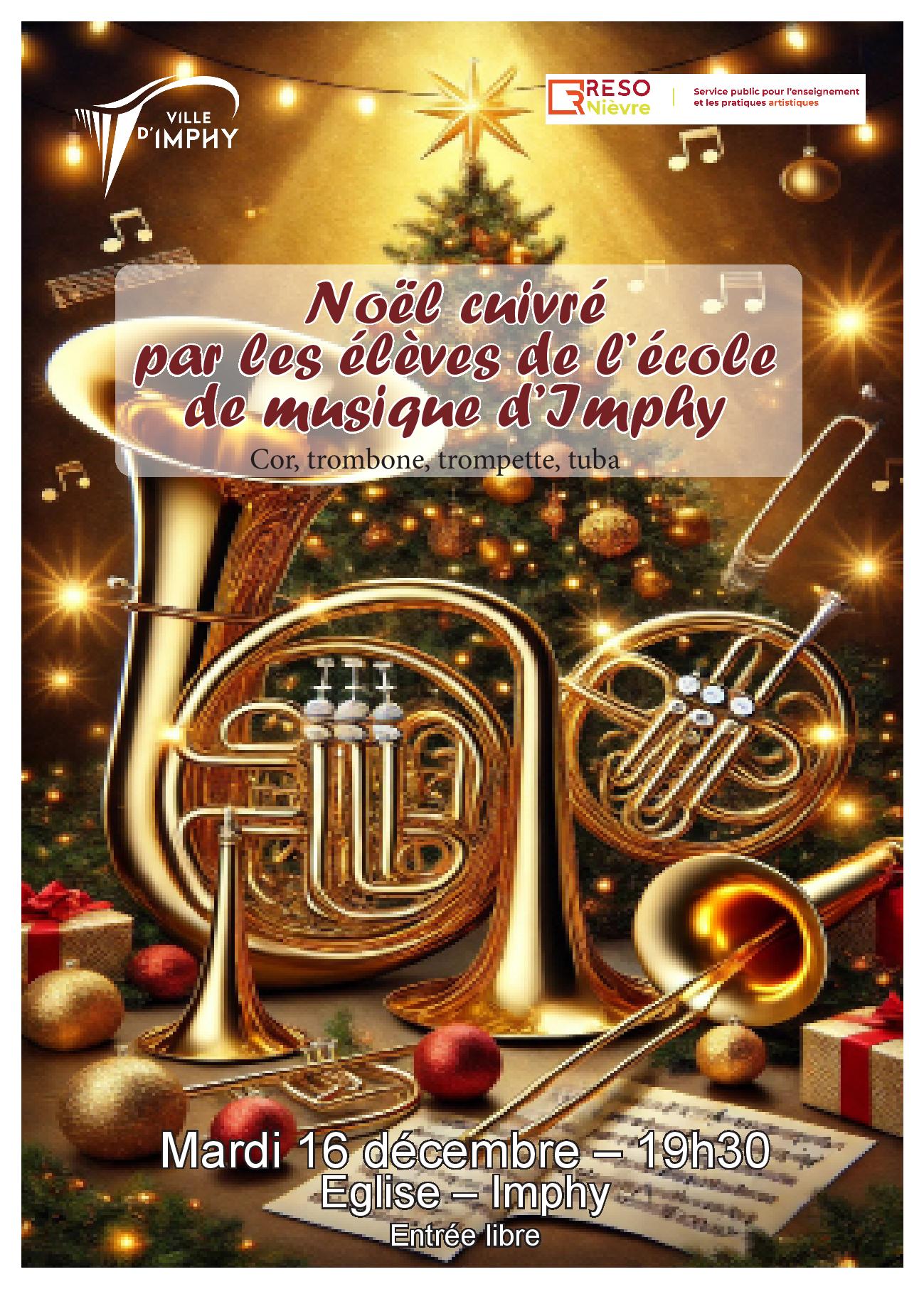 Affiche concert de noël
