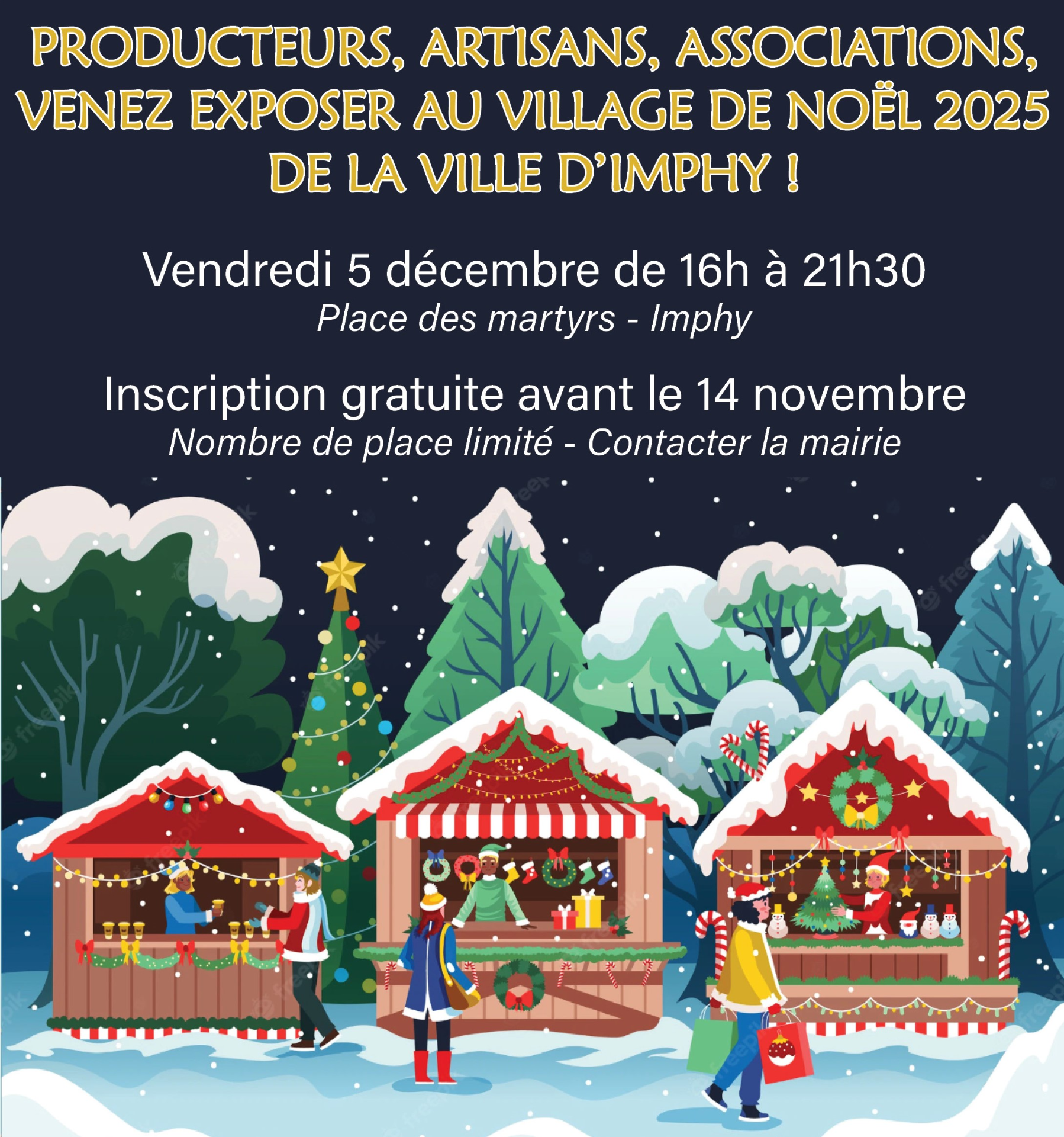 Visuel appel exposants 2025