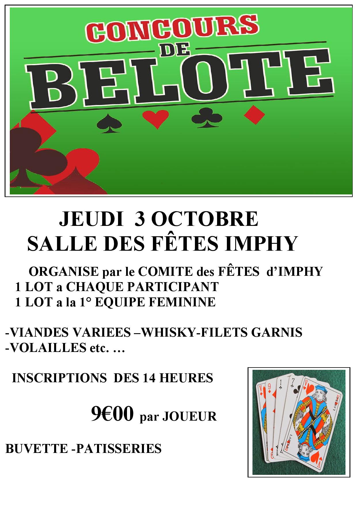 Affiche belote