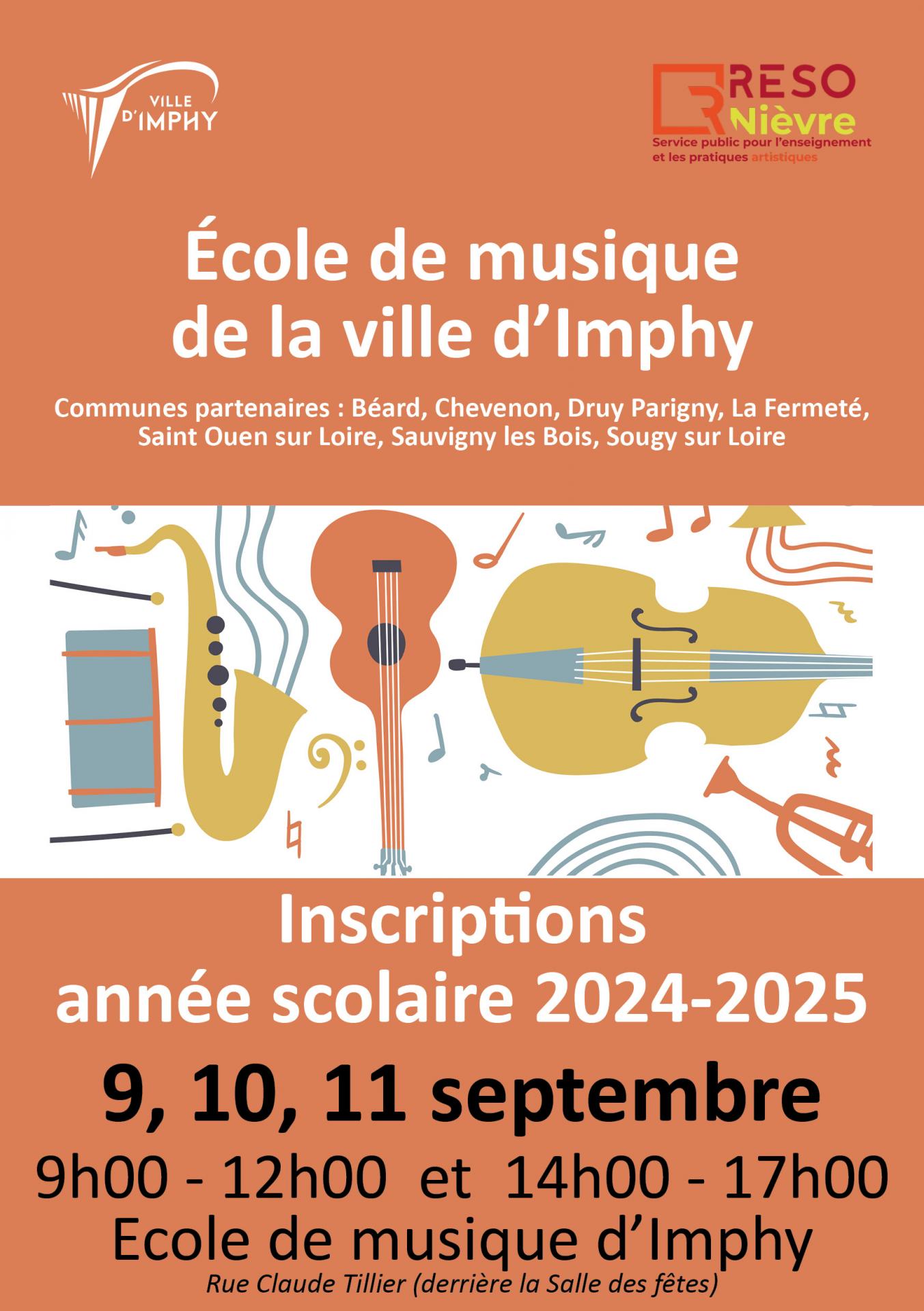 Affiche école de musique