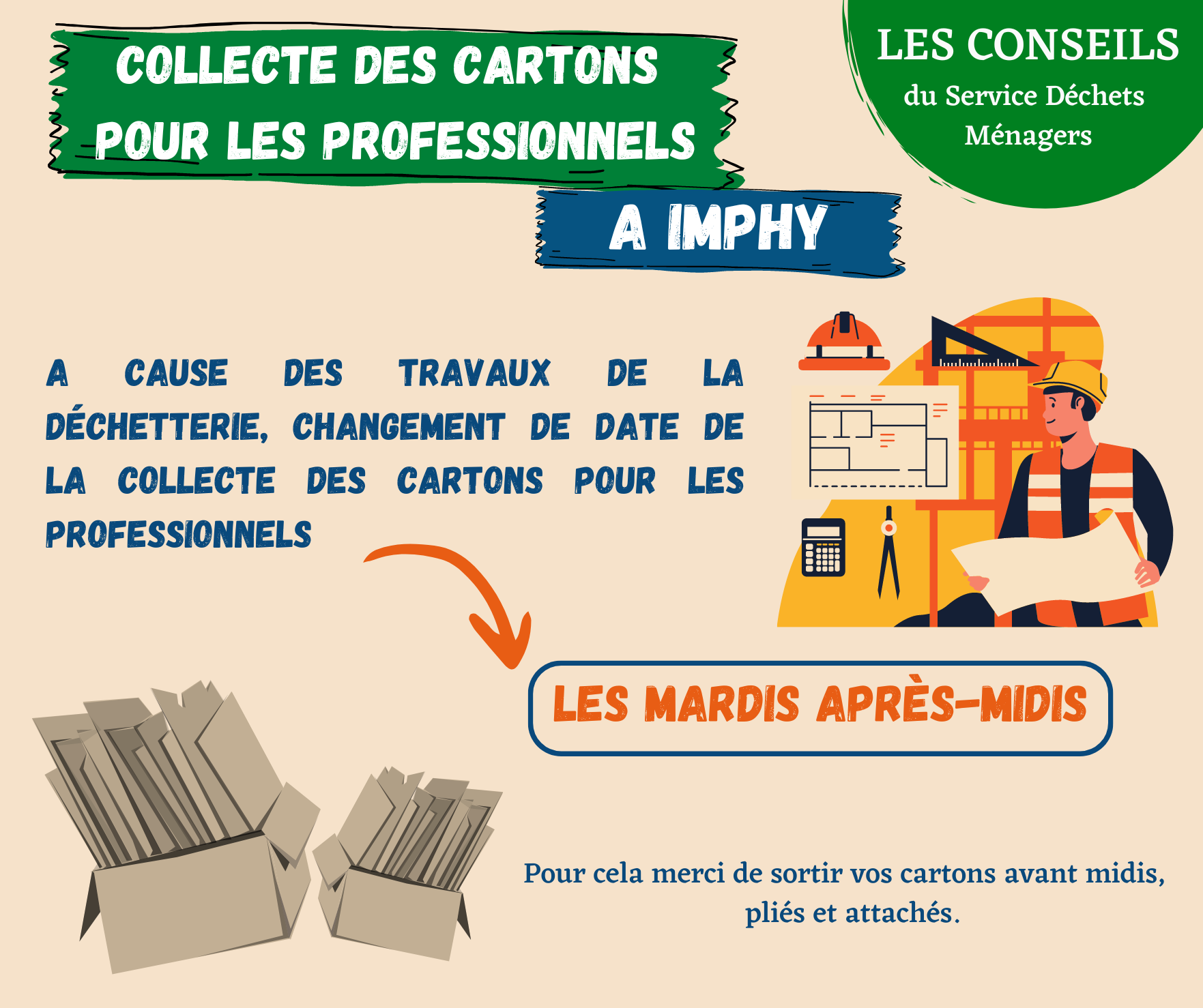 Visuel cartons déchetterie